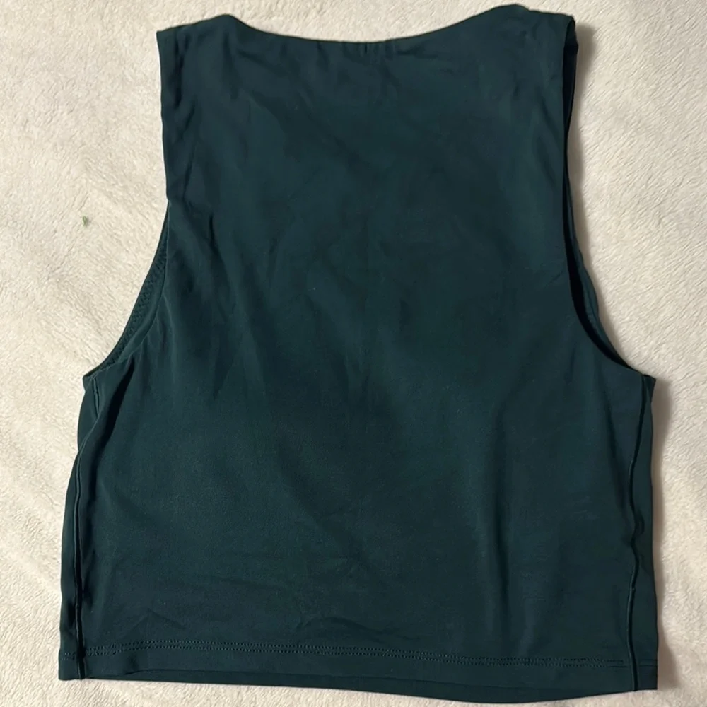 Women's Black Crop Top - Picture 2 of 4